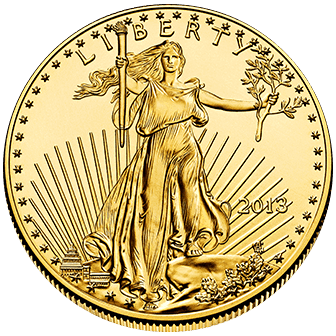 Gold American Eagle